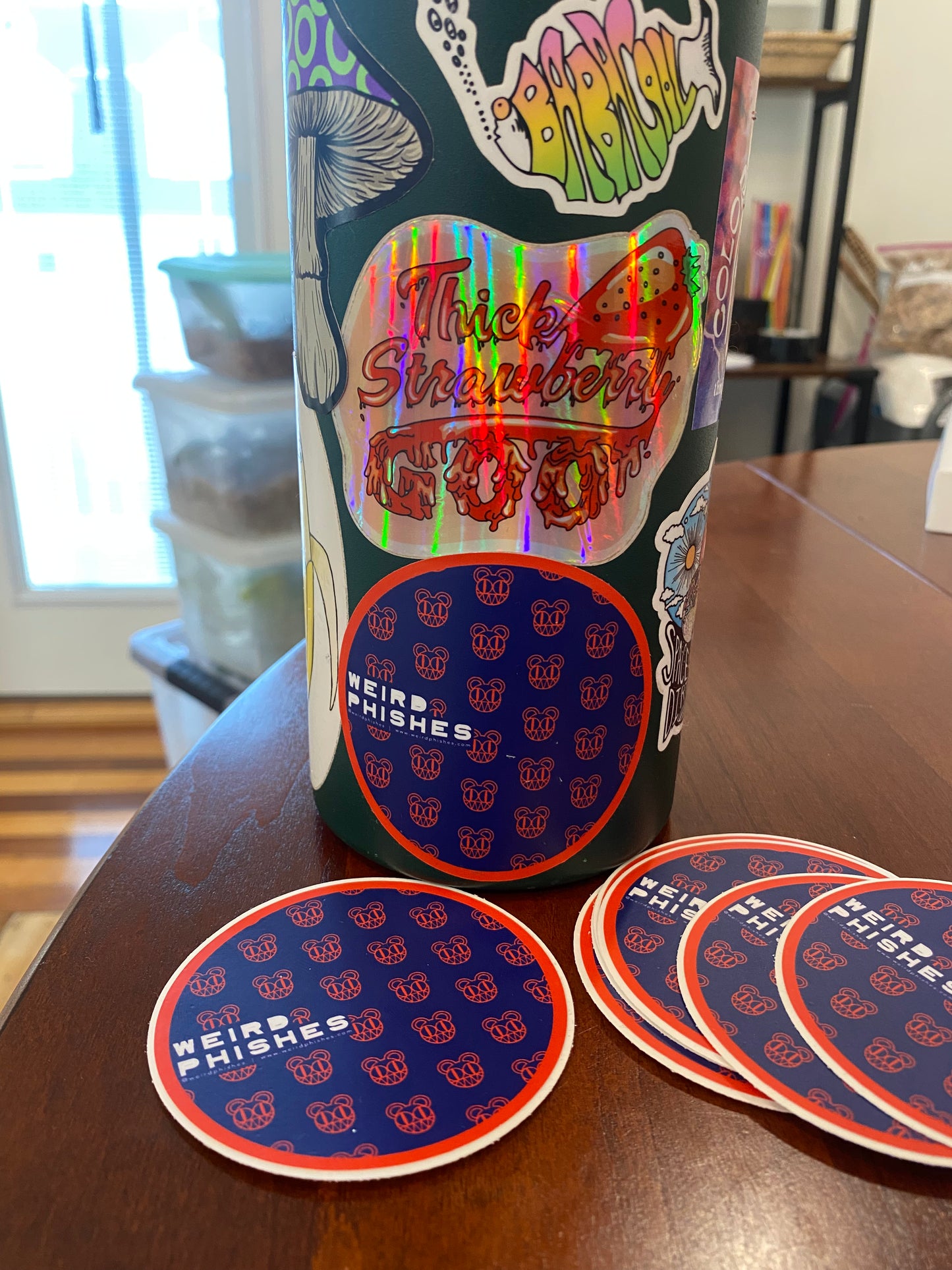 Weird Phishes Circle Sticker