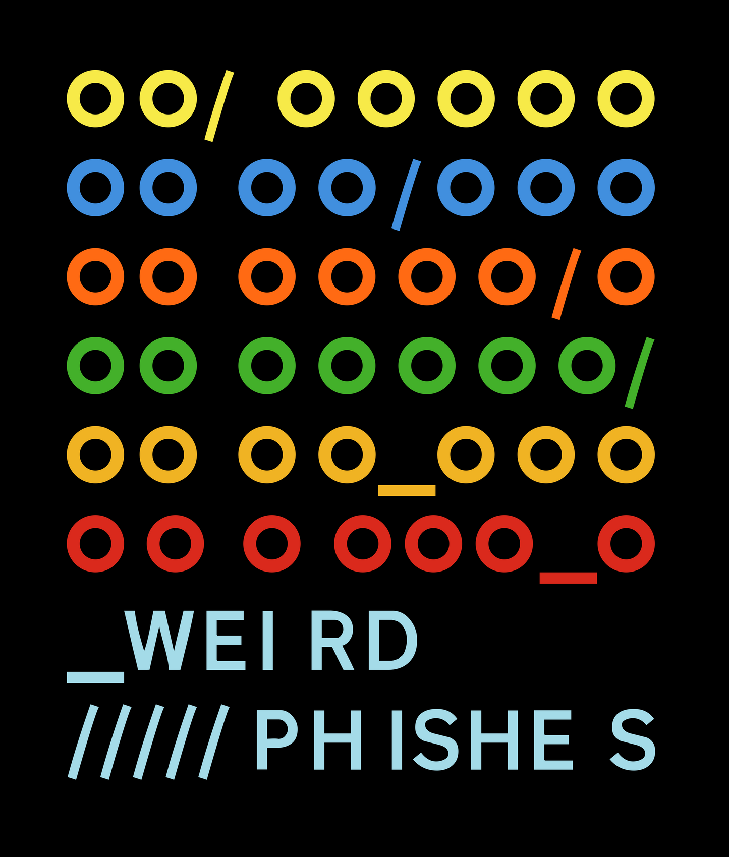 Weird Phishes "In Rainbows" T-Shirt